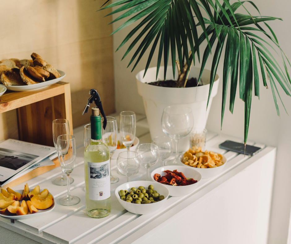 When should you start serving wine during aperitif?