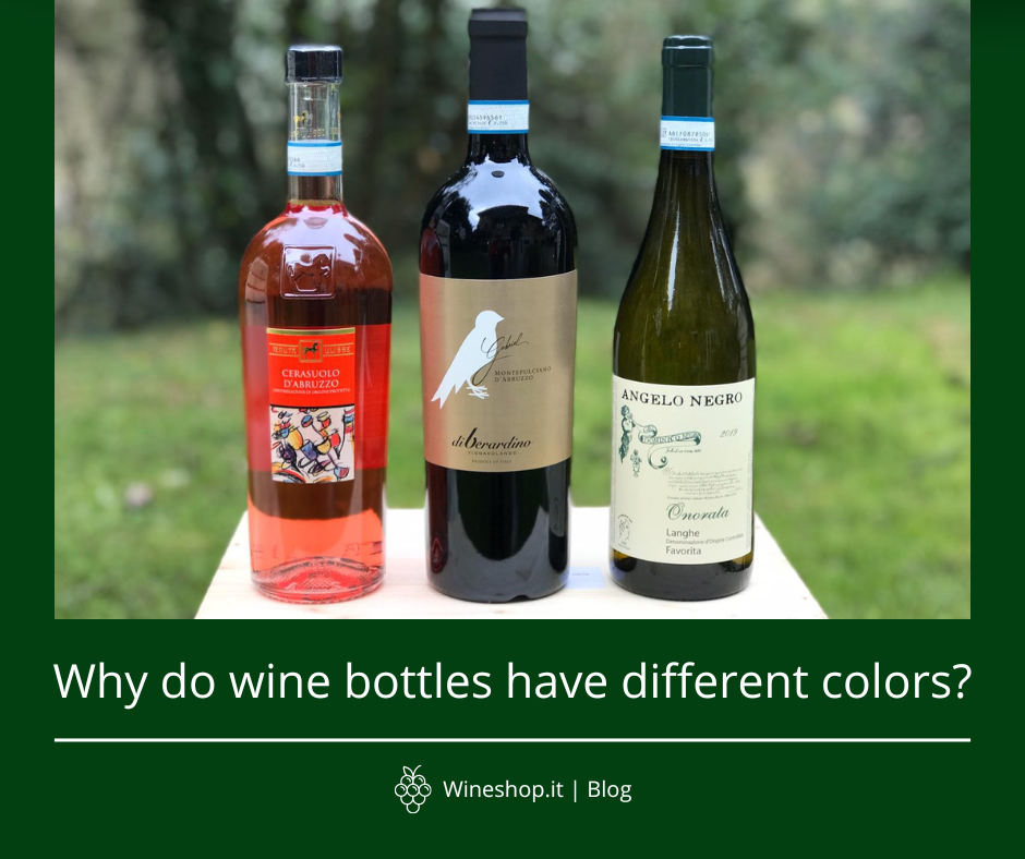 Why do wine bottles have different colors?