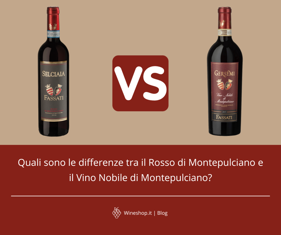 Quali sono le differenze tra il Rosso di Montepulciano e il Vino Nobile di Montepulciano?