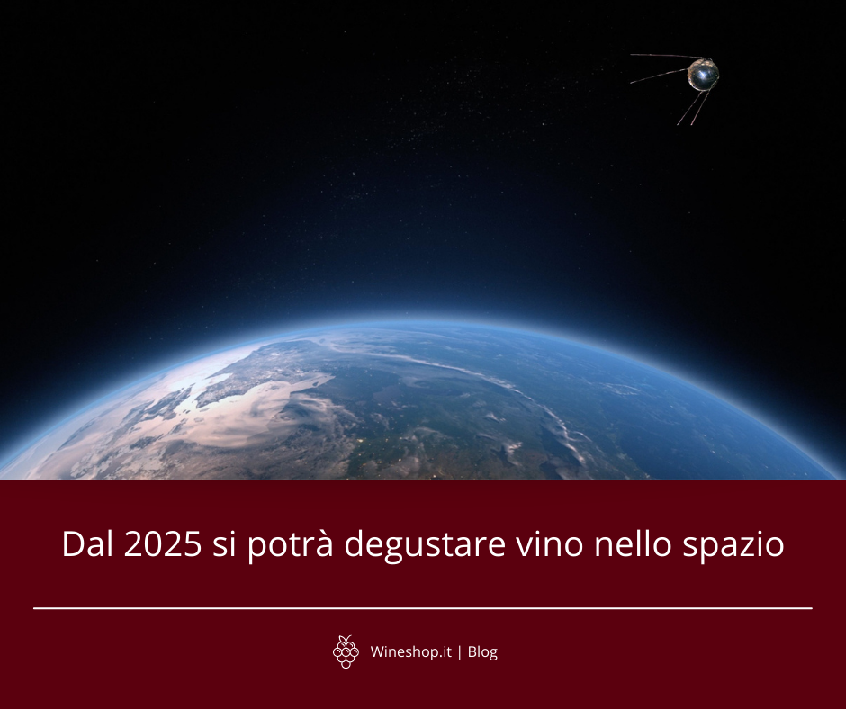 Dal 2025 si potrà degustare vino nello spazio