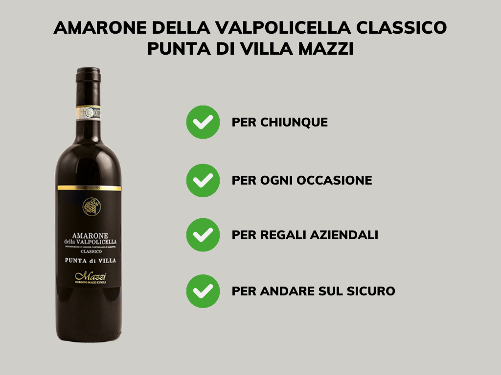 Amarone della Valpolicella Classico D.O.C.G. Punta di Villa Mazzi