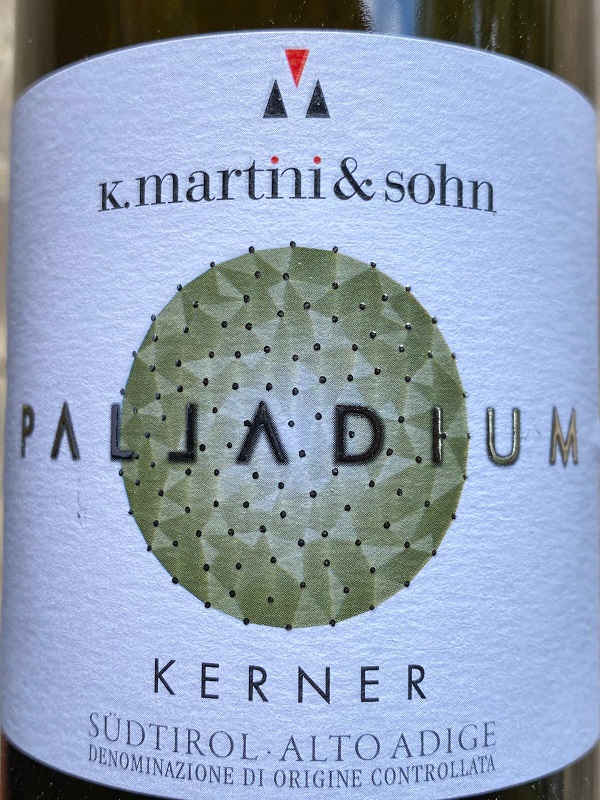 L’Alto Adige Kerner D.O.C. “Palladium” della Cantina Martini & Sohn 
