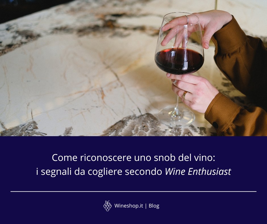 Come riconoscere uno snob del vino: i segnali da cogliere secondo Wine Enthusiast